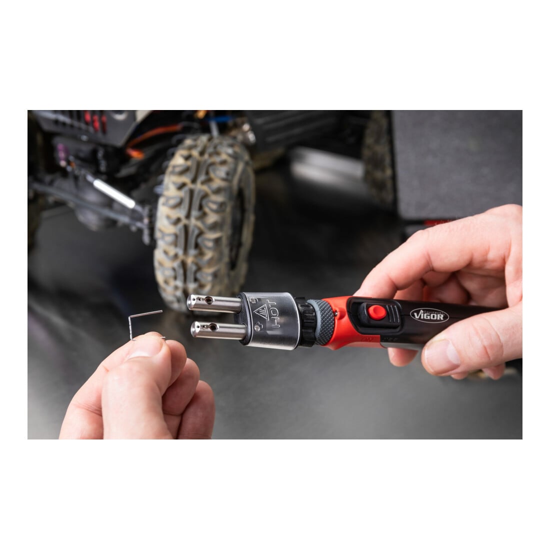 VIGOR Kunststoff-Reparatur Satz, V3551N, 134-teilig