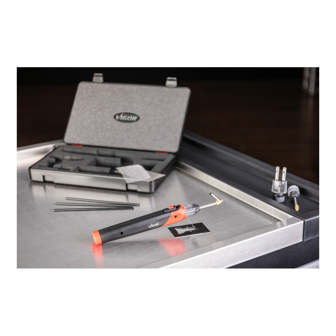 VIGOR Kunststoff-Reparatur Satz, V3551N, 134-teilig