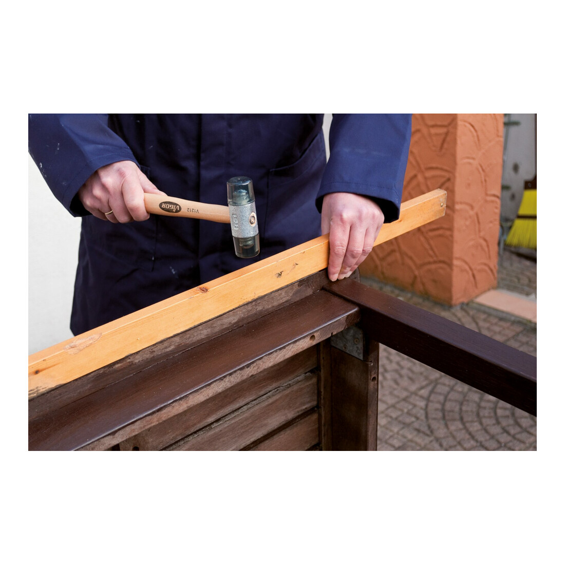 VIGOR Kunststoff-Schonhammer V1212 Gesamtlänge: 280 mm