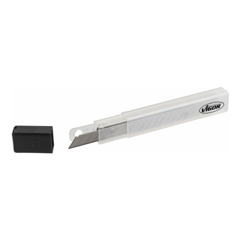 VIGOR Lames de cutter 9 mm V4308, lot de 10 outils