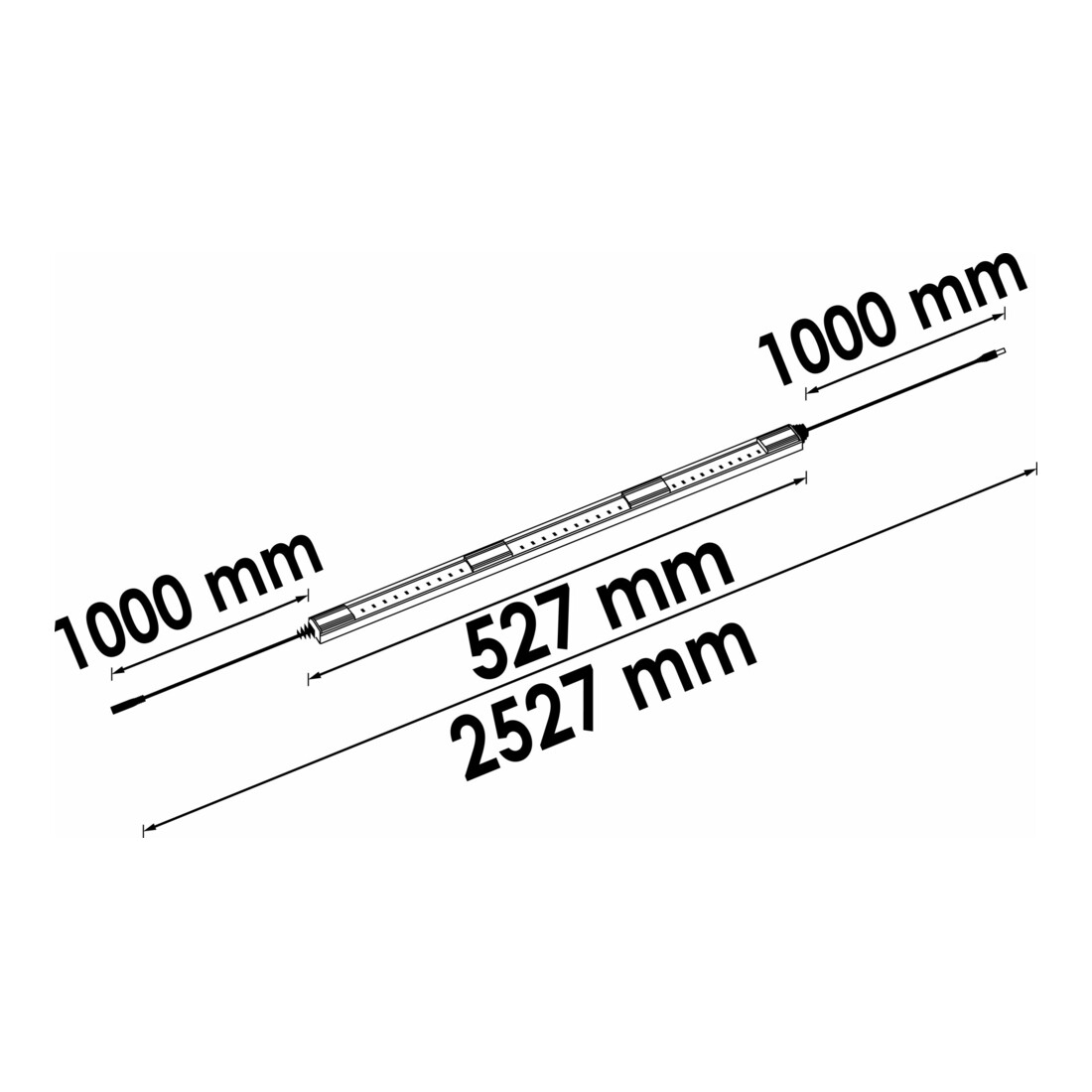 VIGOR LED Lichtleiste, Basis Satz, V7283/2