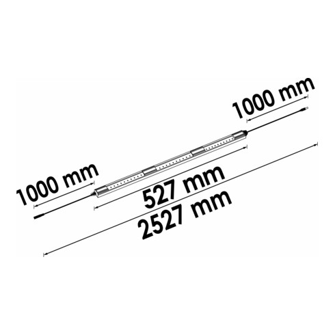 VIGOR LED Lichtleiste, Basis Satz, V7283/2