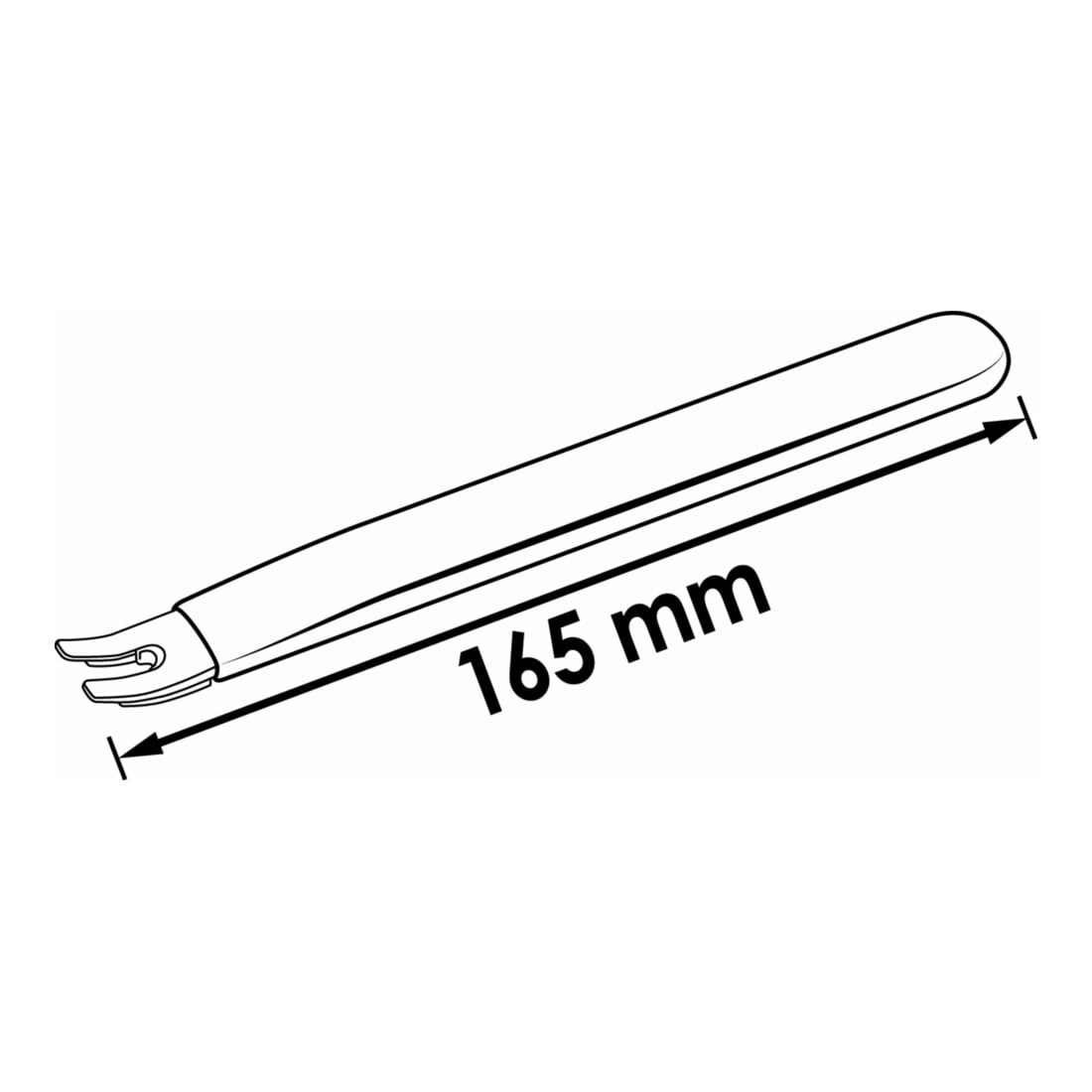 VIGOR Levier de démontage V4310N 165 mm