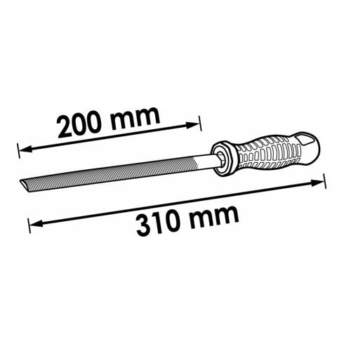VIGOR Lime demi-ronde V1790