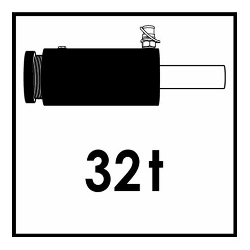 VIGOR Lkw Radnabenabzieher 32 t V4499 Anzahl Werkzeuge: 3