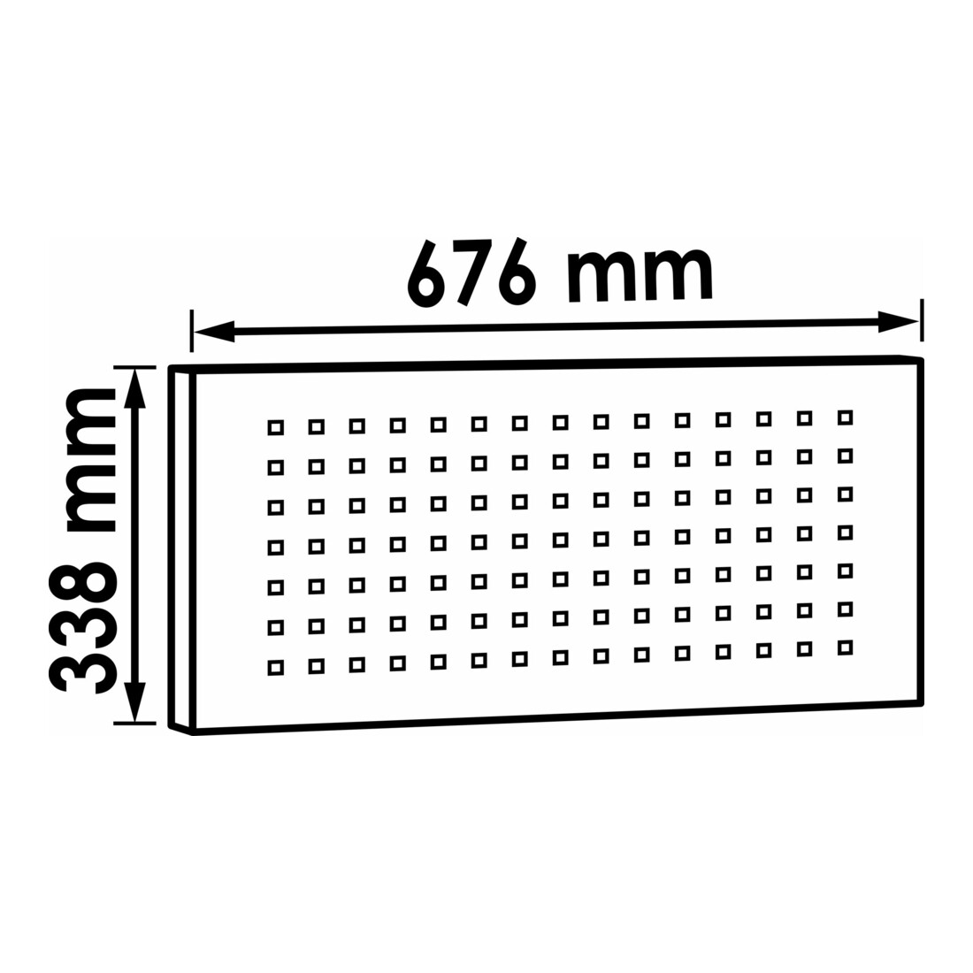 VIGOR Lochwand-Platten V6000-05