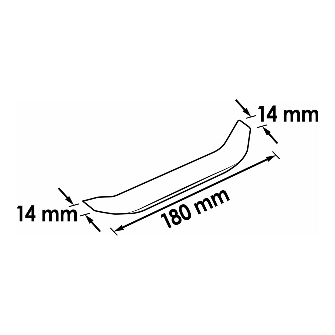 VIGOR Lösehebel V2493 Gesamtlänge: 180 mm
