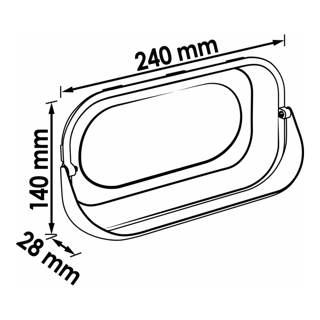 VIGOR Magnetschale mit Kunststoff-Rahmen V5677