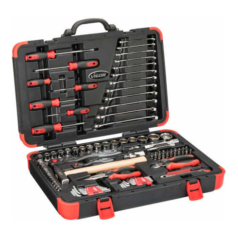 VIGOR Mallette à outils universelle V4425N ∙ Nombre d’outils : 95