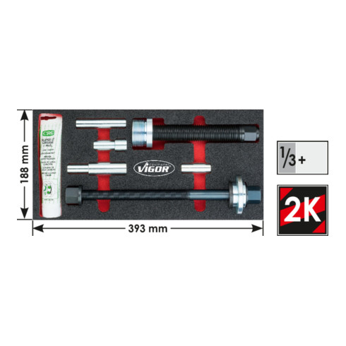 VIGOR Manueller Spindel-Satz V5060 Anzahl Werkzeuge: 10