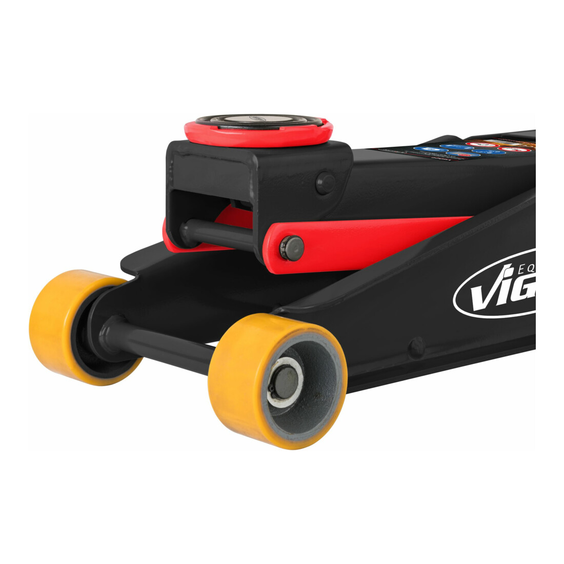 VIGOR Martinetto idraulico a carrello 2t, ultrapiatto V6028