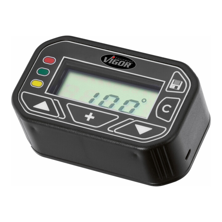 VIGOR Mesureur d’angle rotatif V2795 2% Longueur totale : 75 mm Nombre d’outils : 4