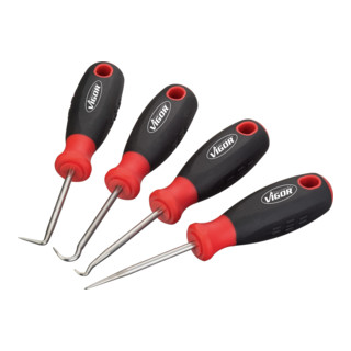 VIGOR Mini Haken-Satz V4663 Gesamtlänge: 130 mm Anzahl Werkzeuge: 4