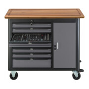 VIGOR Mobile Werkbank SeriesL, mit Sortiment, V5154, 375-teilig-5