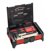 VIGOR Multibox-L mit Hammer- und Meißel-Einlage V5167 Anzahl Werkzeuge: 14-1