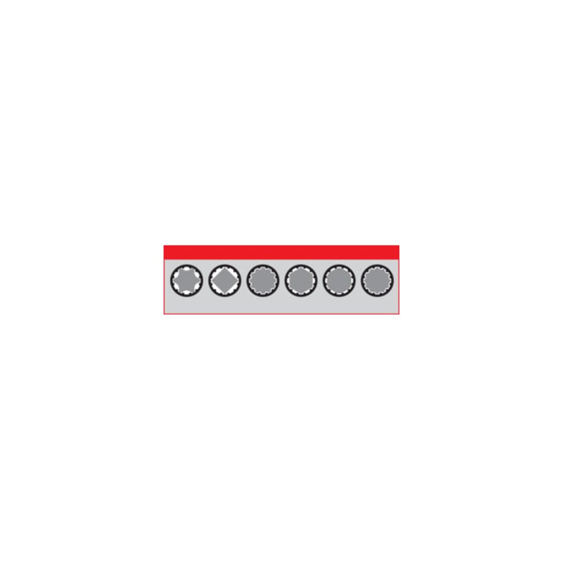 VIGOR 1/2" Steckschlüssel Einsatz Multiprofil