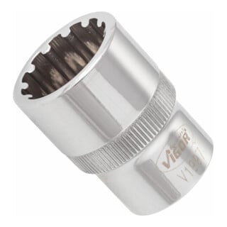 VIGOR Multiprofil-Steckschlüssel Einsatz Multiprofil V1997 Vierkant hohl 12,5 mm (1/2 Zoll) 19 Gesamtlänge: 38.1 mm