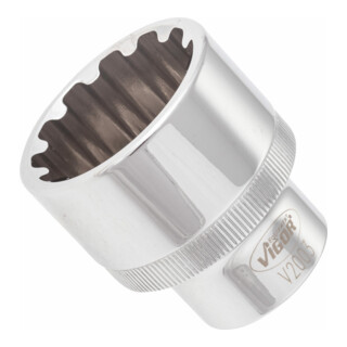 VIGOR Multiprofil-Steckschlüssel Einsatz Multiprofil V2003 Vierkant hohl 12,5 mm (1/2 Zoll) 30 Gesamtlänge: 45 mm