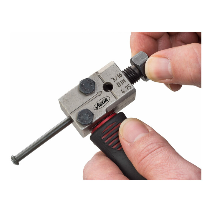 VIGOR Outil à collets pour ∅ de 4,75 mm V4416 5 x 5