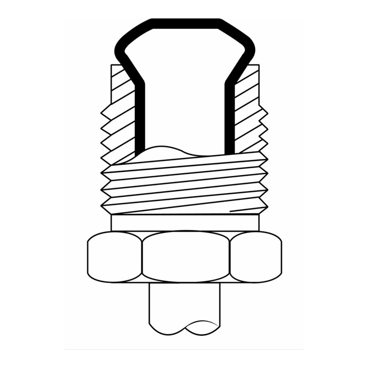 VIGOR Outil à collets pour ∅ de 4,75 mm V4697 6 x 6