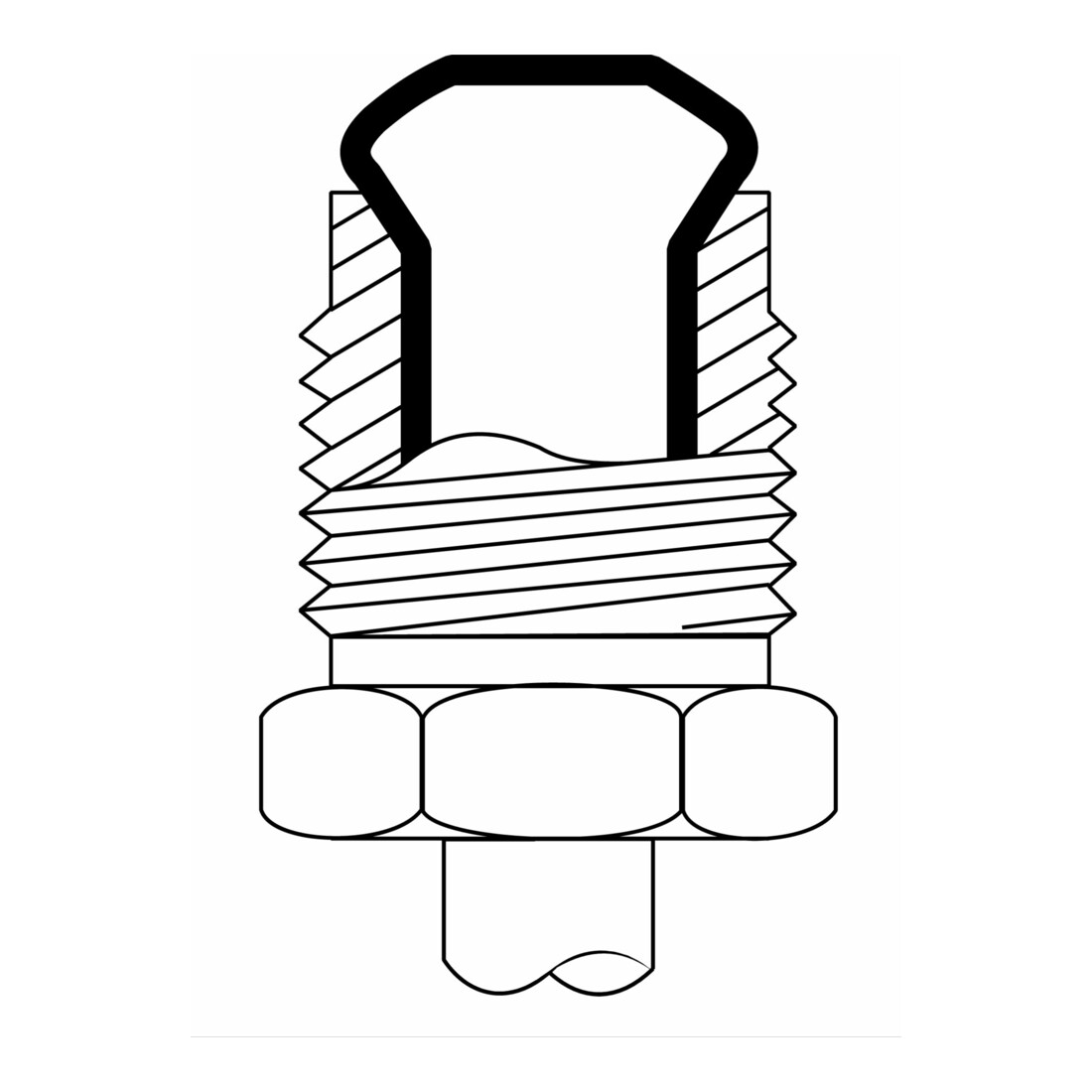 VIGOR Outil à collets pour ∅ de 4,75 mm V4697 6 x 6