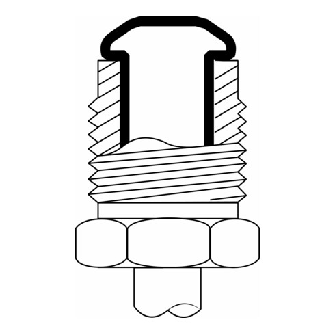 VIGOR Outil à collets pour ∅ de 4,75 mm V4697 6 x 6
