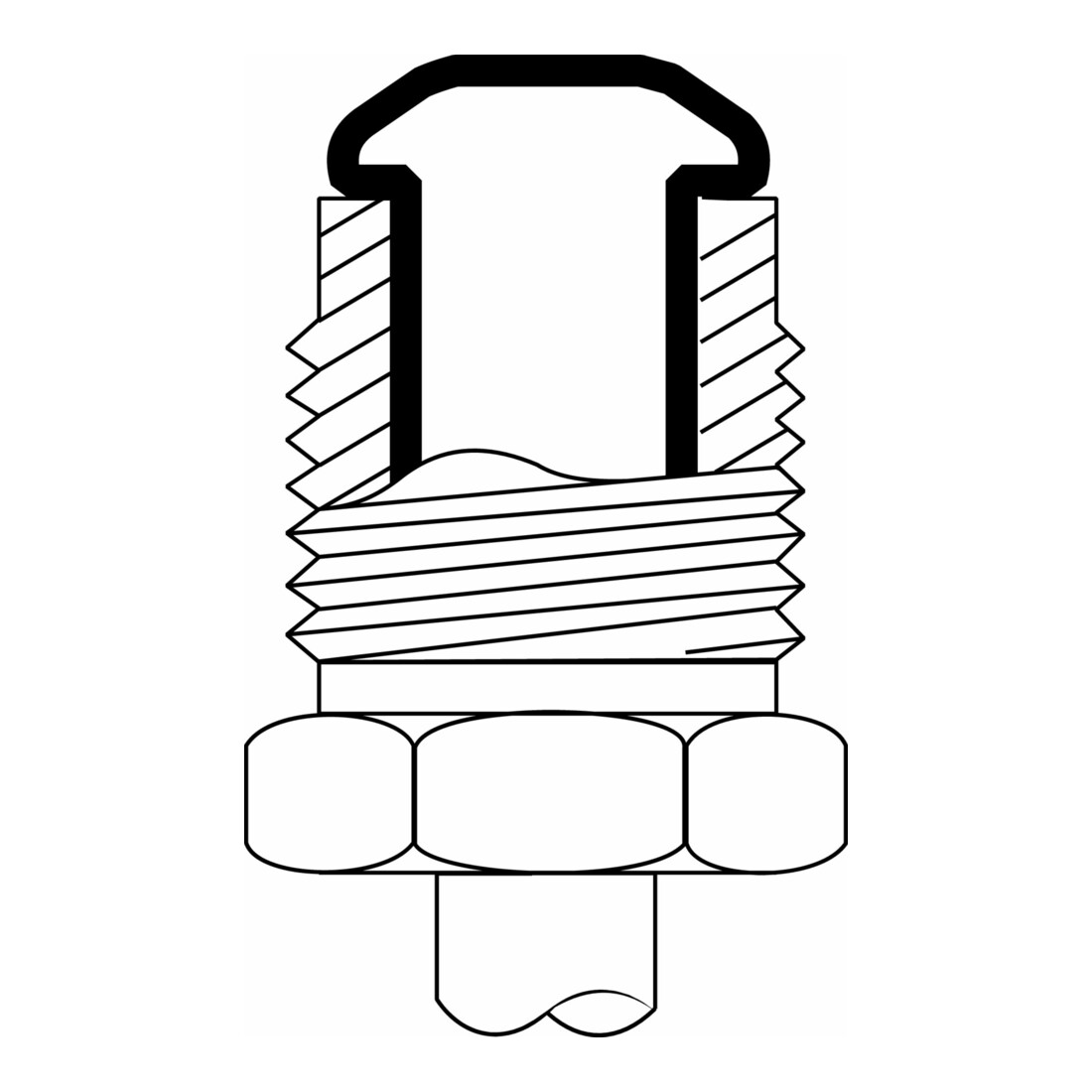 VIGOR Outil à collets pour ∅ de 4,75 mm V4697 6 x 6