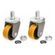 VIGOR Pair of fixed castors for V6028 V6028-2-1
