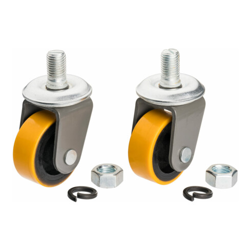 VIGOR Pair of fixed castors for V6028 V6028-2