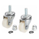 VIGOR Paire de roulettes pivotantes pour cric hydraulique V2481 V2632-1