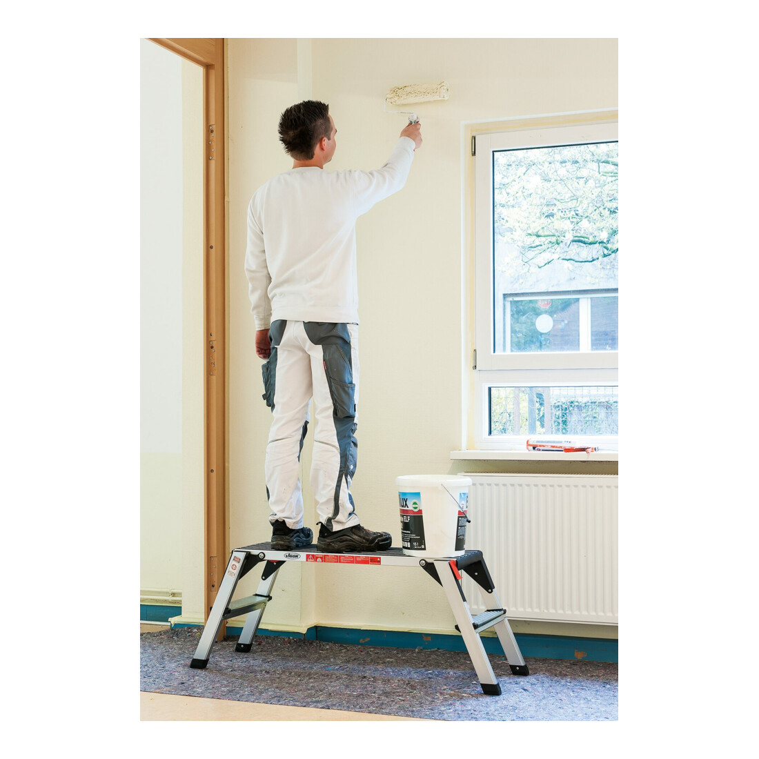 VIGOR Piattaforma di sicurezza, alluminio V4638
