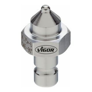 VIGOR Pièce de pression 90° 4,75 - 6 mm pour outil à bourrer V1728 V2558