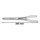 VIGOR Pince à circlips extérieure double articulation V5496, L 345 mm, 12 pièces