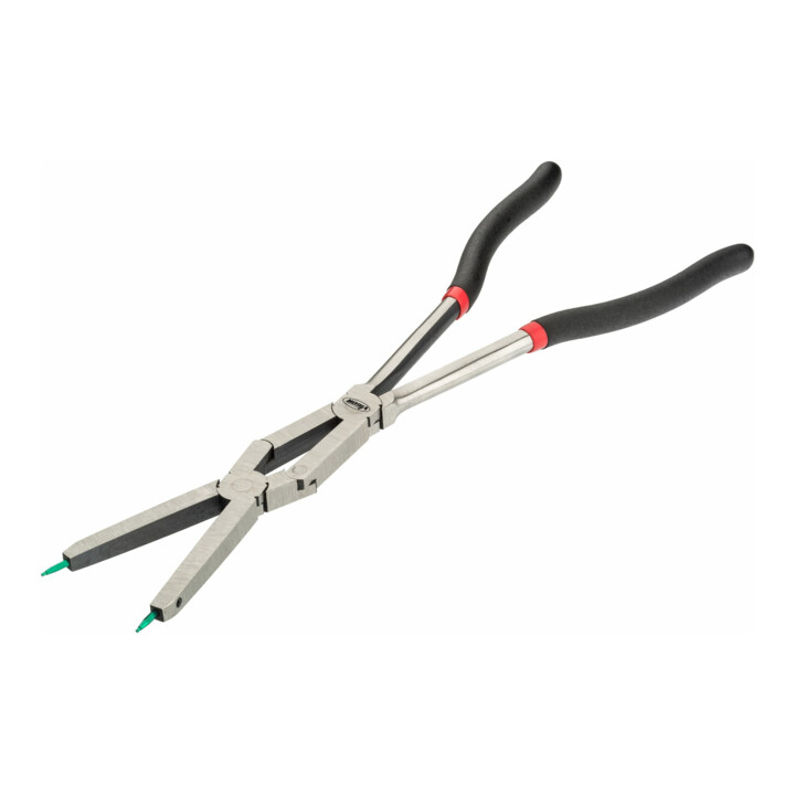 VIGOR Pince à circlips extérieure double articulation V5496, L 345 mm, 12 pièces