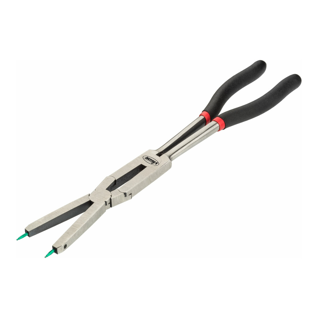 VIGOR Pince à circlips intérieure à double articulation V5497, L 345 mm, 12 pièces
