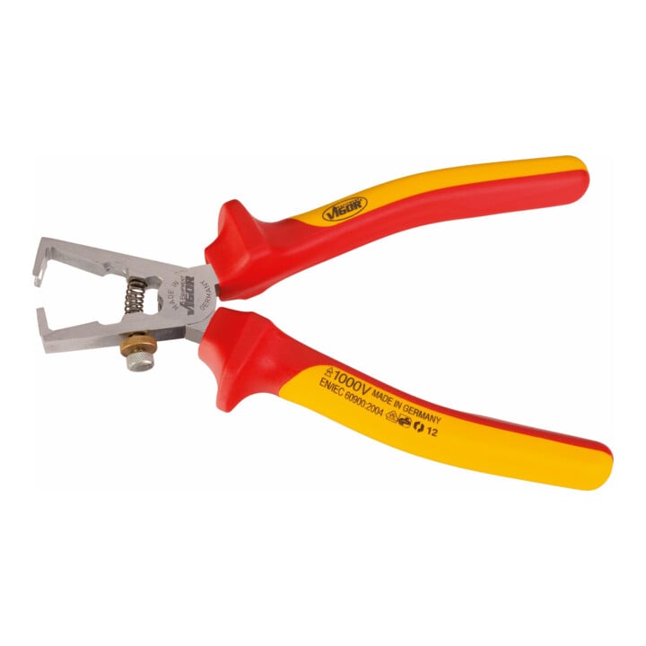 VIGOR Pince à dénuder VDE V2643 Longueur totale : 160 mm