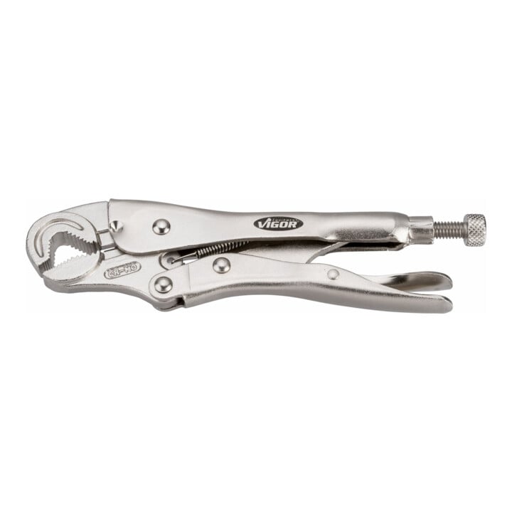 VIGOR Pince à molette V3738 11-19 Longueur totale : 175 mm