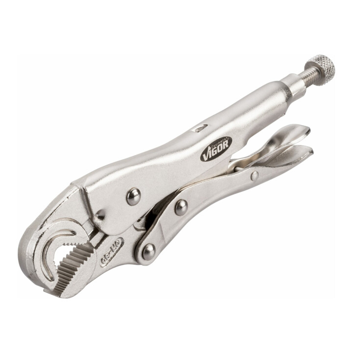 VIGOR Pince à molette V3738 11-19 Longueur totale : 175 mm