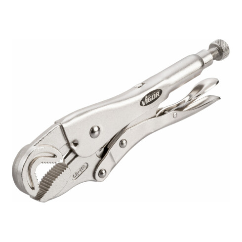 VIGOR Pince à molette V3739 16-27 Longueur totale : 250 mm