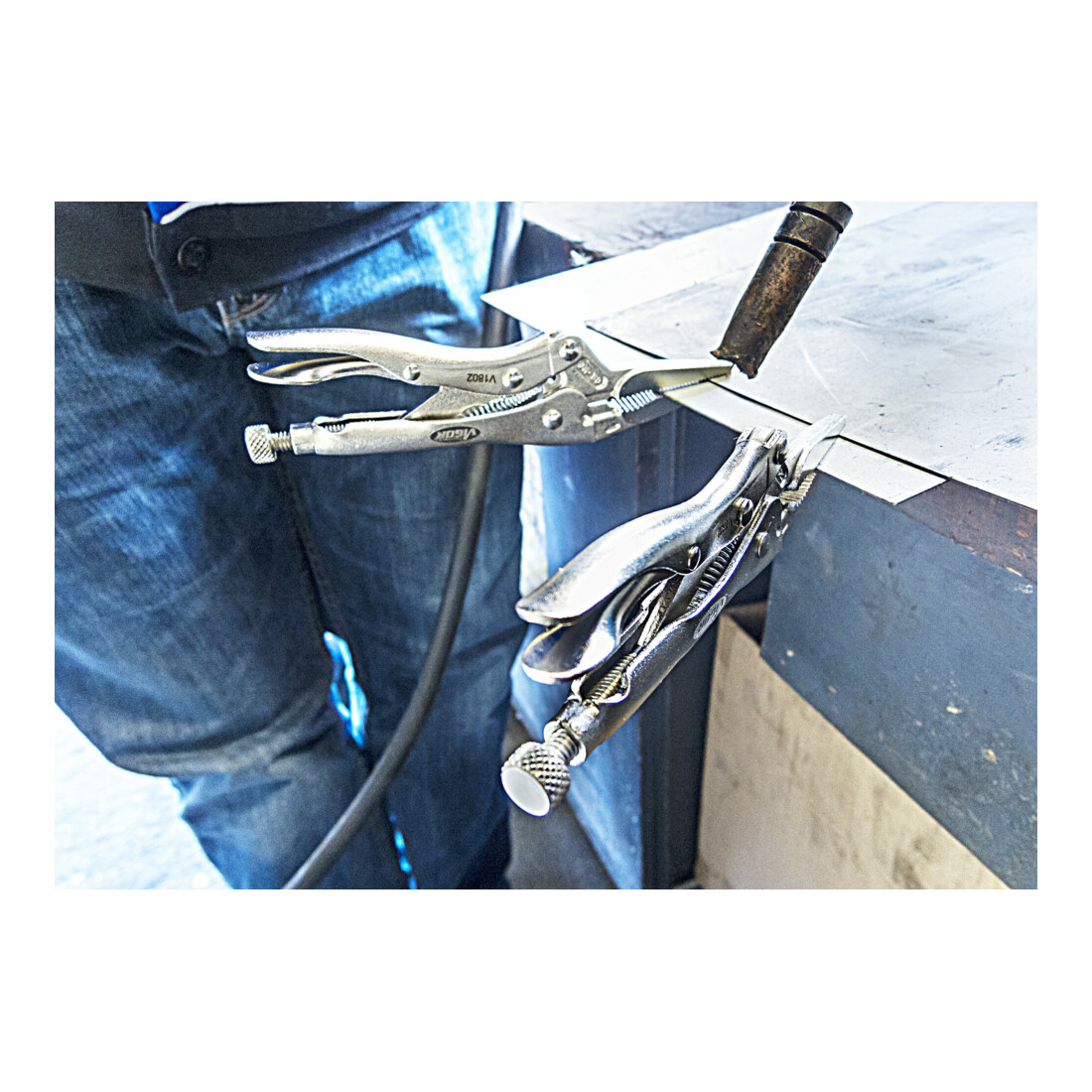 VIGOR Pince Grip à longues mâchoires V1802 Longueur totale : 150 mm