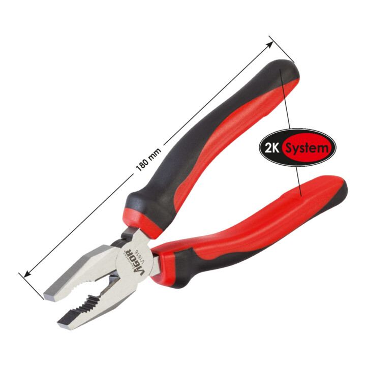 VIGOR Pince multifonction V1616 Longueur totale : 180 mm