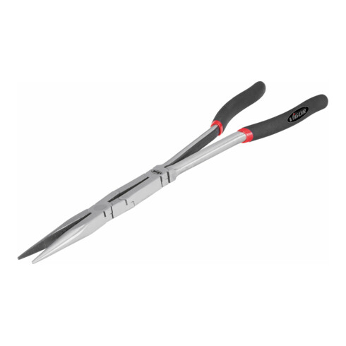 VIGOR Pince plate ronde à double articulation V2783 Longueur totale : 340 mm