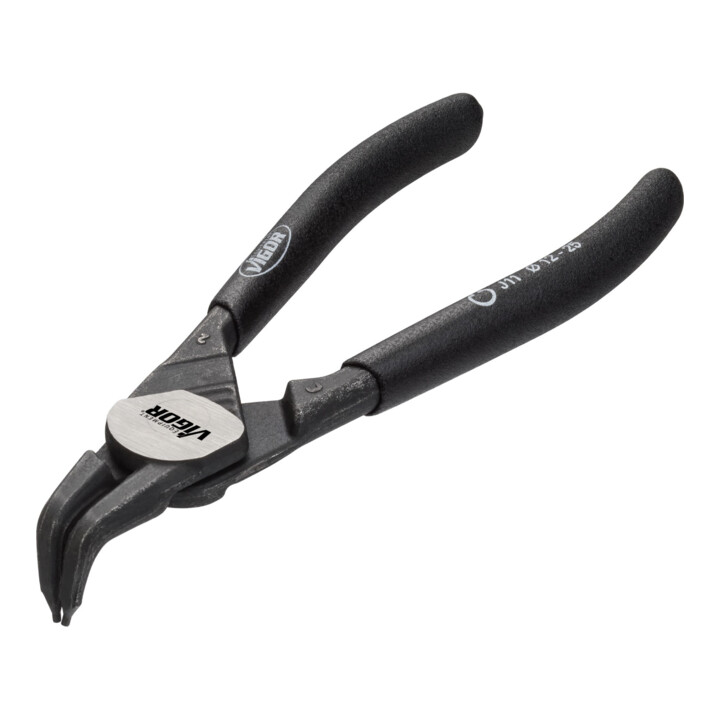 VIGOR Pince pour circlips, courbée / alésage V4428 Longueur totale : 140 mm