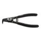 VIGOR Pince pour circlips, courbée / arbres V4430 Longueur totale : 140 mm