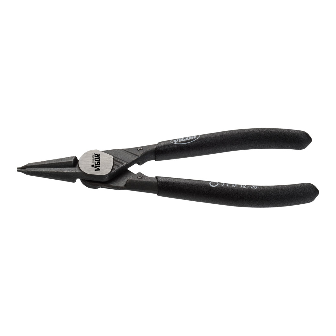 VIGOR Pince pour circlips, droite / alésage V4427 Longueur totale : 140 mm