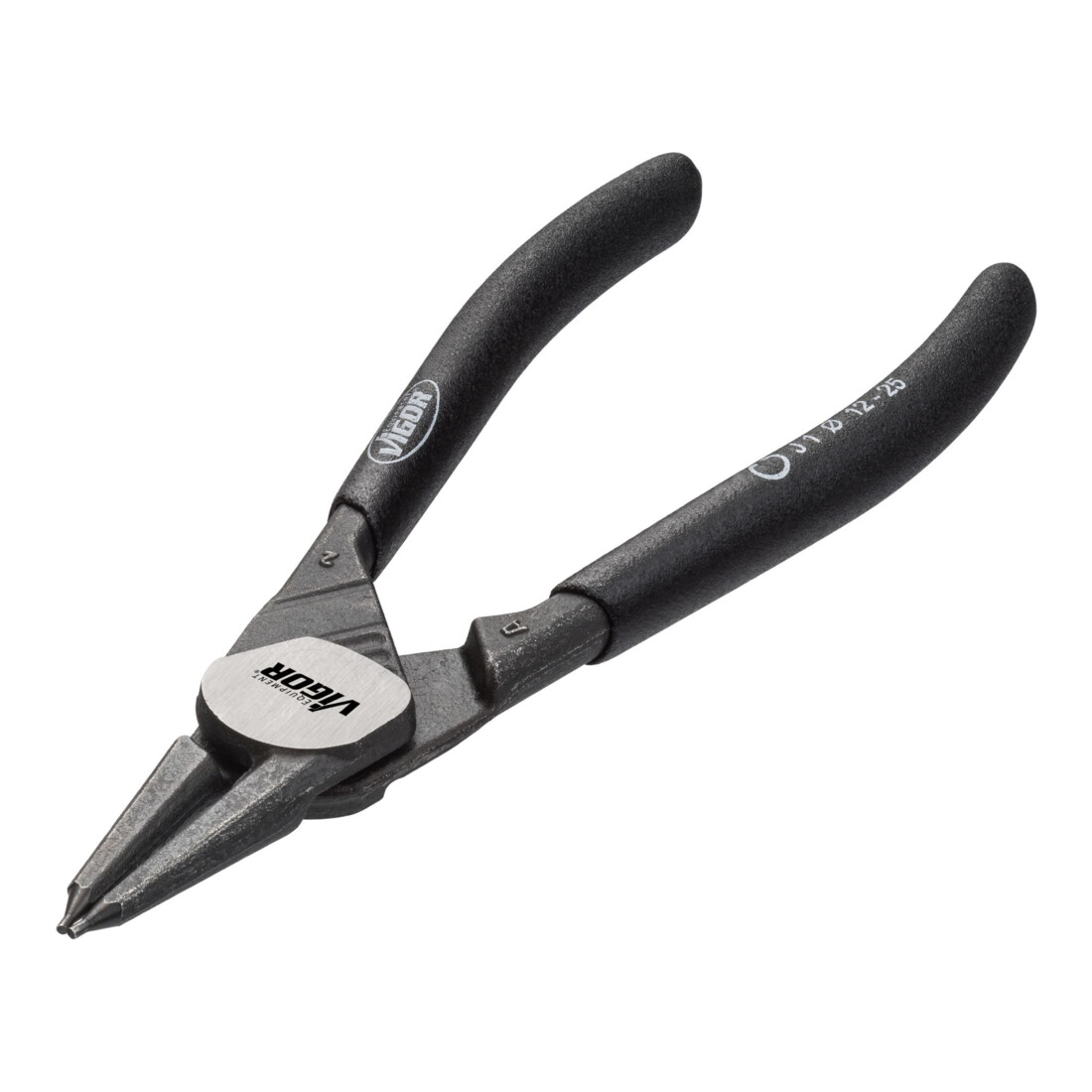 VIGOR Pince pour circlips, droite / alésage V4427 Longueur totale : 140 mm