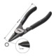 VIGOR Pince pour circlips, droite / alésage V4427 Longueur totale : 140 mm
