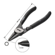 VIGOR Pince pour circlips, droite / alésage V4427 Longueur totale : 140 mm-4