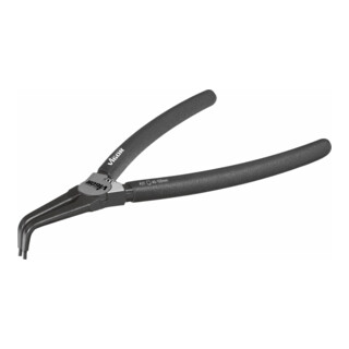 Pince VIGOR coudée pour circlips longueur totale : 180 mm