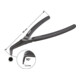 Pince VIGOR coudée pour circlips longueur totale : 180 mm-4